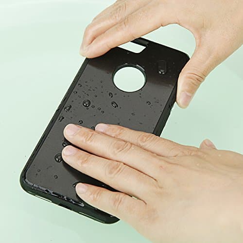 iPhone 6s Plus Phone Case, NUJIA Anti-gravity Selfie Case Magical Nano Sticky Hard Case Cover for Apple iPhone 6s Plus 5.5 inch (Black For iPhone 6/6s Plus)