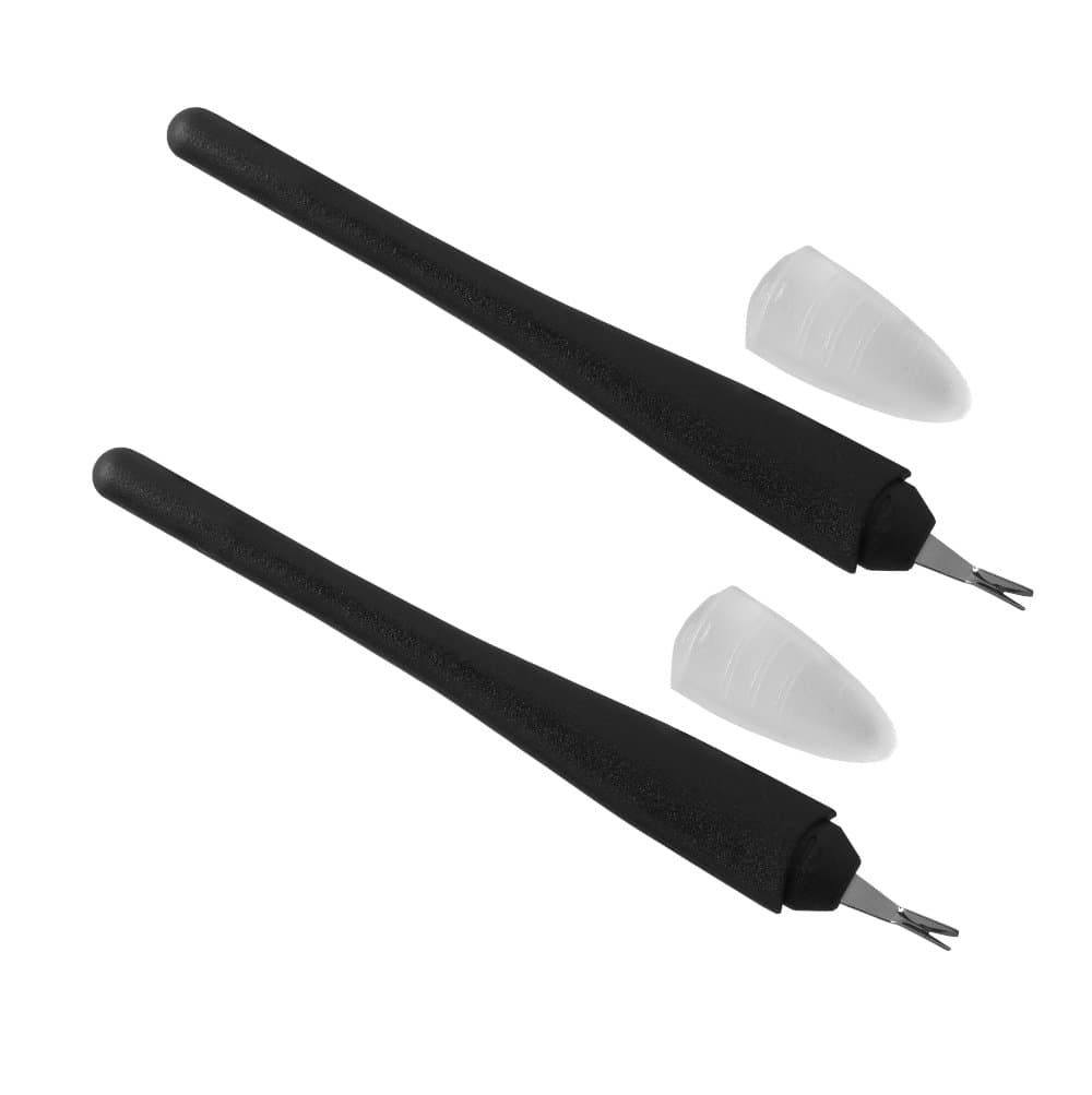 NAILFUN2 Cuticle Trimmers with V-Shaped Blade - Black
