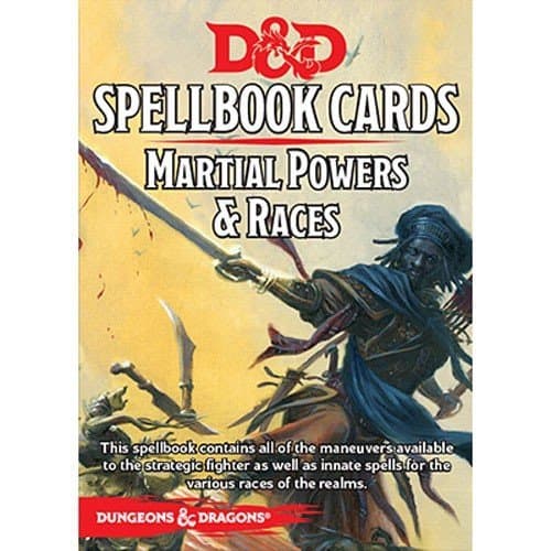 D&D Spellbook Cards Deck (Martial Powers and Races) by Battlefront Miniature
