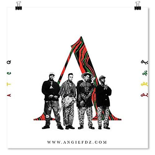 A Tribe Called Quest ATCQ Mini Print 4" x 4" Hip Hop Rap Print