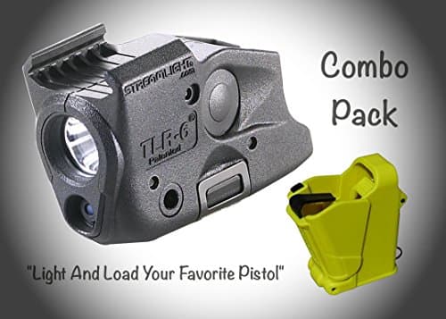 Grizzly Bone Streamlight TLR-6 for Glock Flashlight PLUS Maglula Universal Pistol Magazine Loader-Lemon COMBO PACK