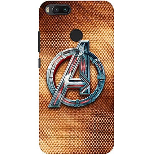 Pattern Creations Avenger Pattern Printed Designer Slim Light Weight Back Cover for Mi A1