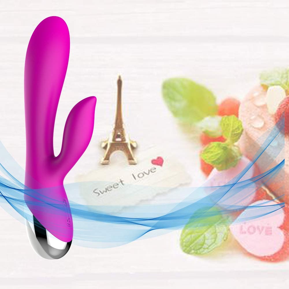 Waterproof Mute Double Head Rabbit Vibrarter with 10 Frequency USB Charging Dilos Vibrantor for Sex for Women