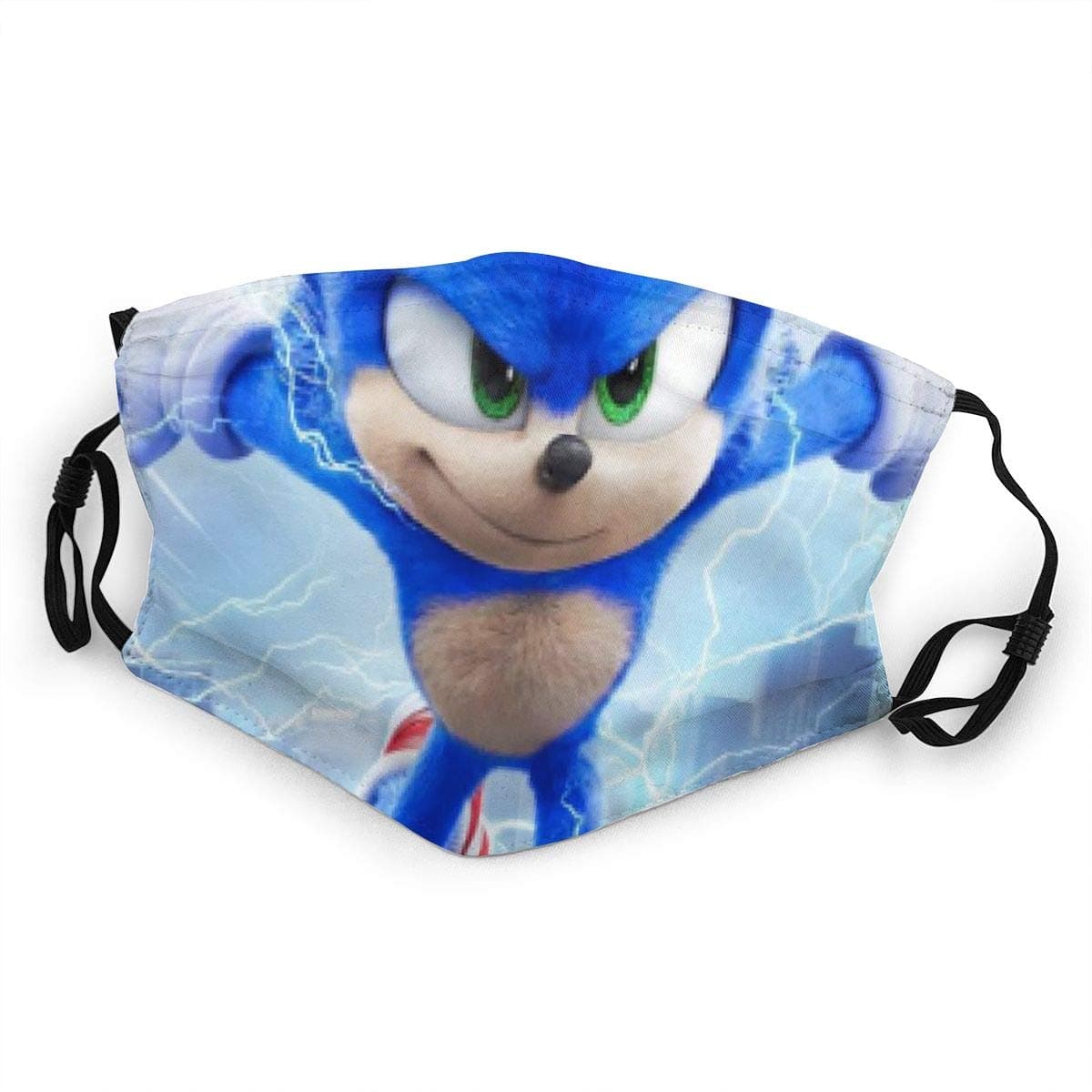 Sonic Dust Mouth Adjustable Windproof Ear Loops Reusable Face Cover for Kids