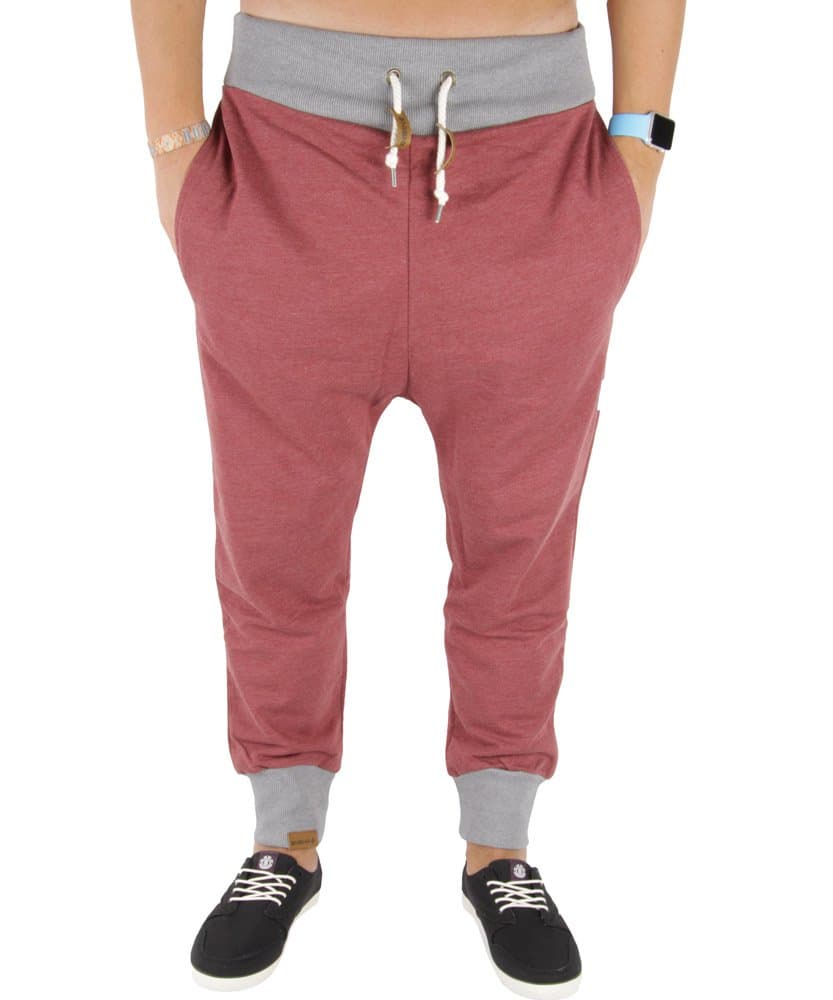 Shisha Bücks Plain Jogging Trousers WineRed