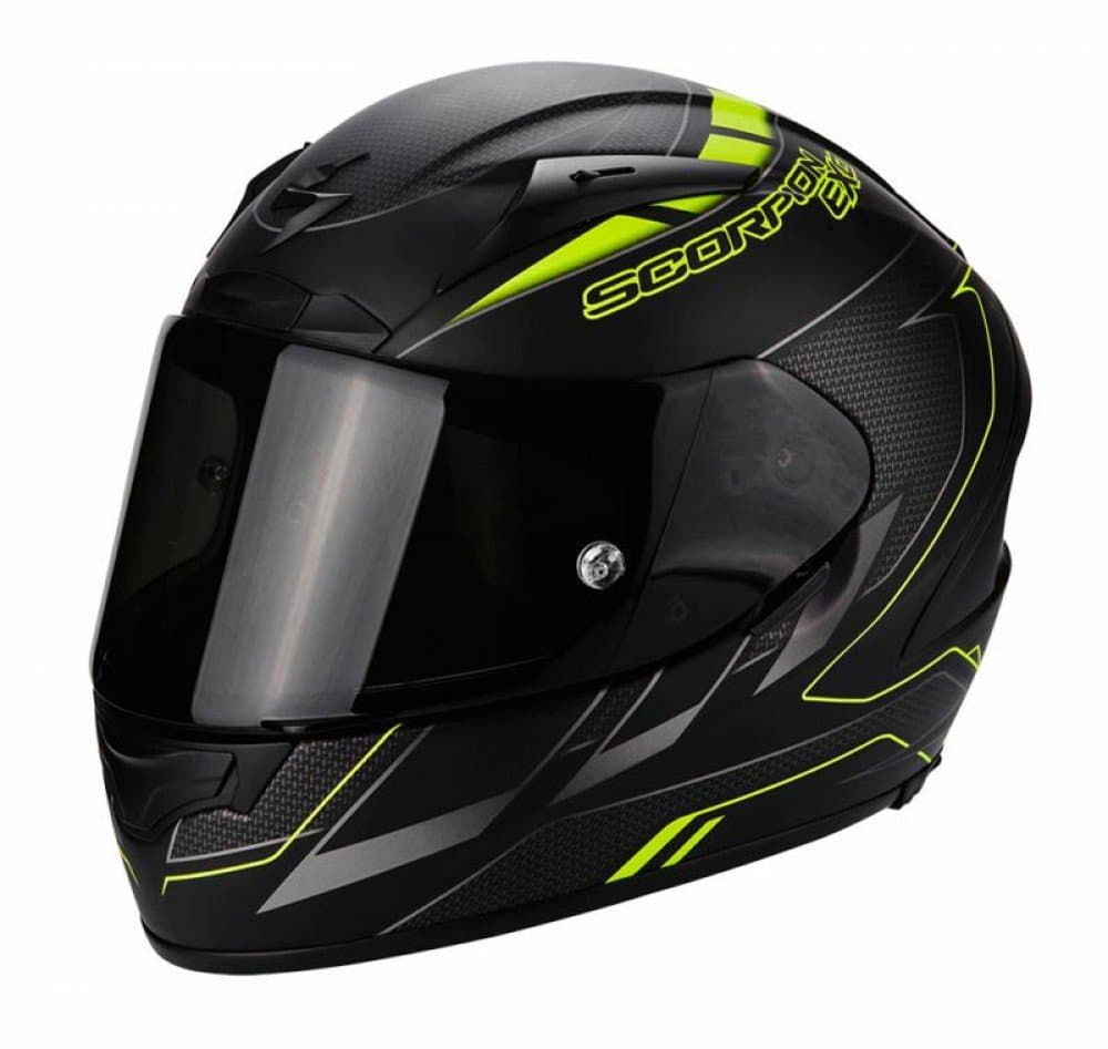 Scorpion Helmets EXO 2000 CUP BLK CHAM/YELL LRG