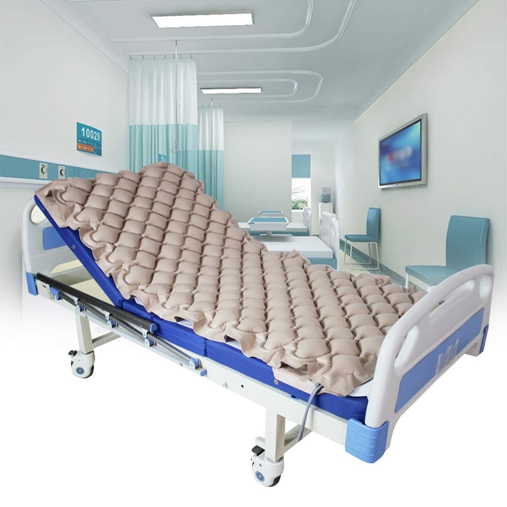 Alternating Pressure Mattress - Includes Electric Pump System - Quiet, Inflatable Bed Air Topper for Pressure Ulcer and Pressure Sore Treatment - Fits Standard Hospital Bed