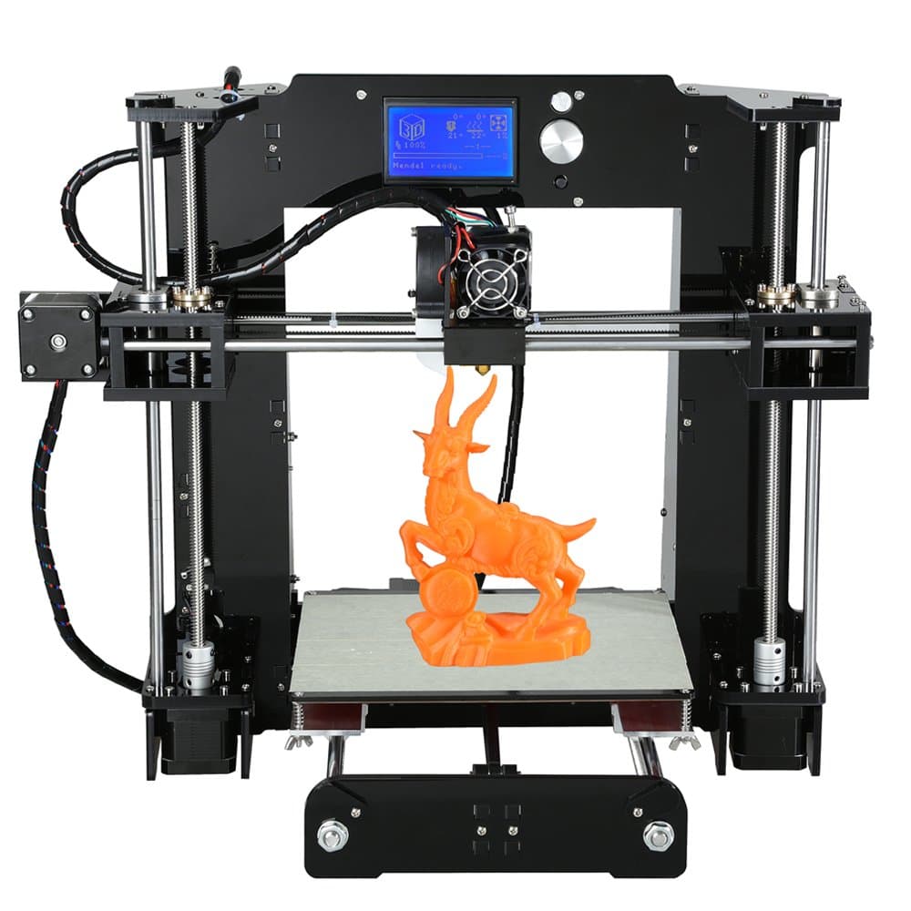 Anet A6 High Precision Big Size Desktop 3D Printer Kits Reprap Prusa i3 DIY Self Assembly LCD Screen