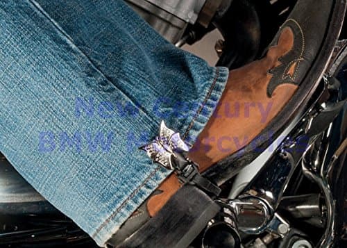 Biker Boot Straps Boot Straps - 4in. - Iron Butterfly BBS-IB4