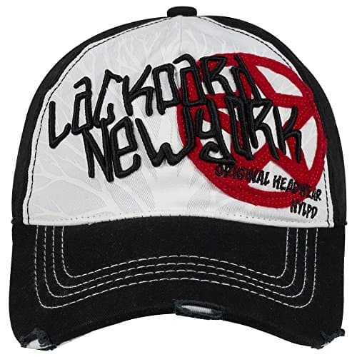 Lackpard 3D York On Star in Circle Patch Distressed Visor Caps
