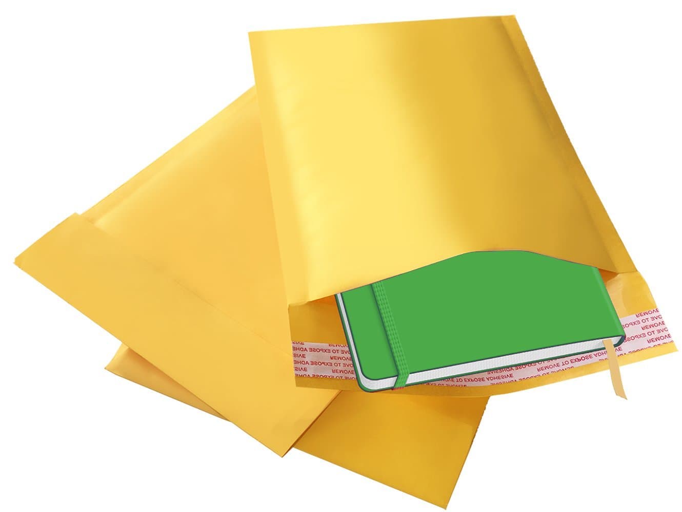 Bubble Mailer Envelopes - 25 Pack 6 x 10-inch ShipQuick Bubble Mailer Envelopes with Hot Melt Glue Adhesive - Lightweight, Strong Envelope Bags with Bubble Padding - Thick & Flexible Envelopes