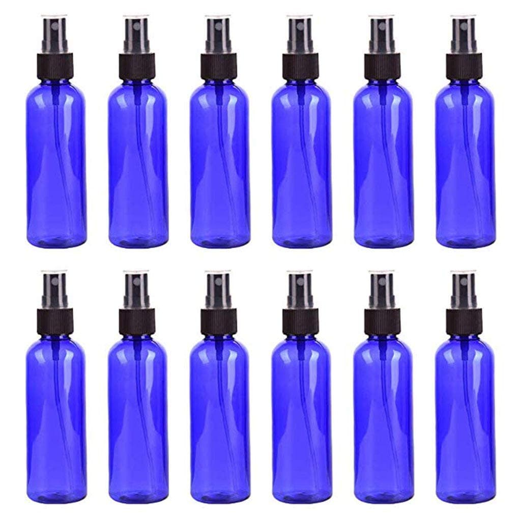12 PCs Blue Plastic Spray Bottle Small Spray Bottle With Plastic Sprayer 30ML Durable Portable Bottle (Blue)