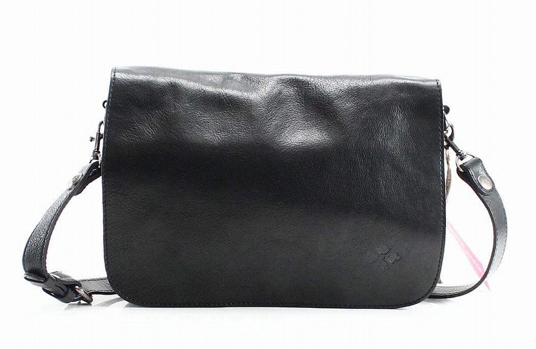 Vito Small Flap Crossbody (Black)
