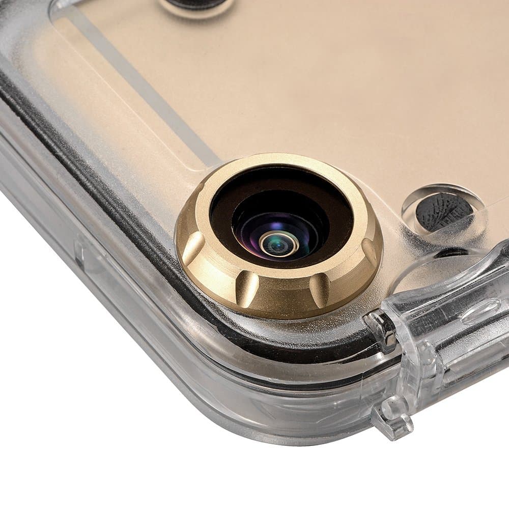 iPhone 6/6S Case: Patented Design - Mountable, Fully Sealed Water-Proof, Detachable Front/Back Covers, Shock-Proof, Overlay Lens in Different Colors