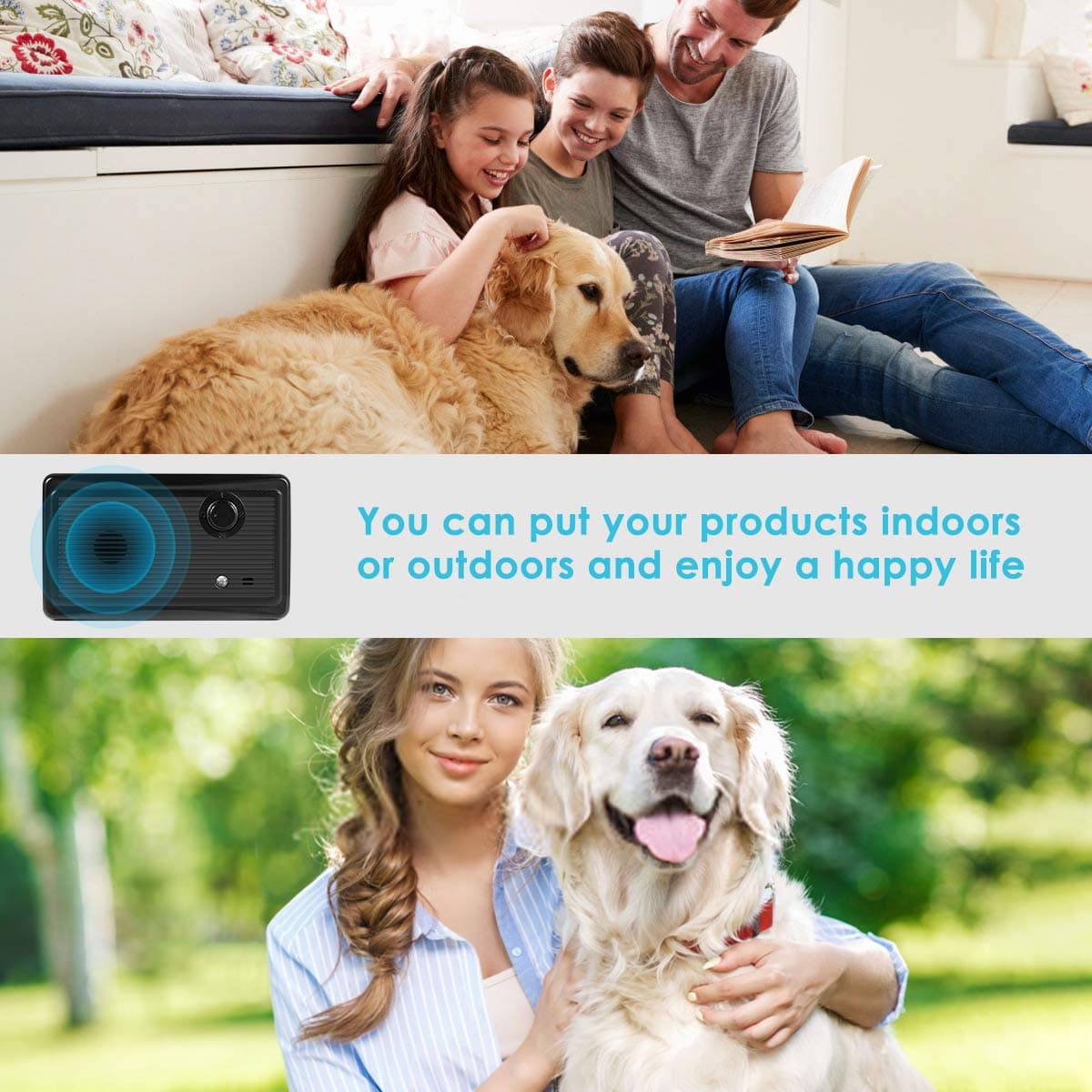 Bark Control Device, Upgraded Mini Bark Control Device Outdoor Anti Barking Ultrasonic Dog Bark Control Sonic Bark Deterrents Silencer Stop Barking Anti Barking Device