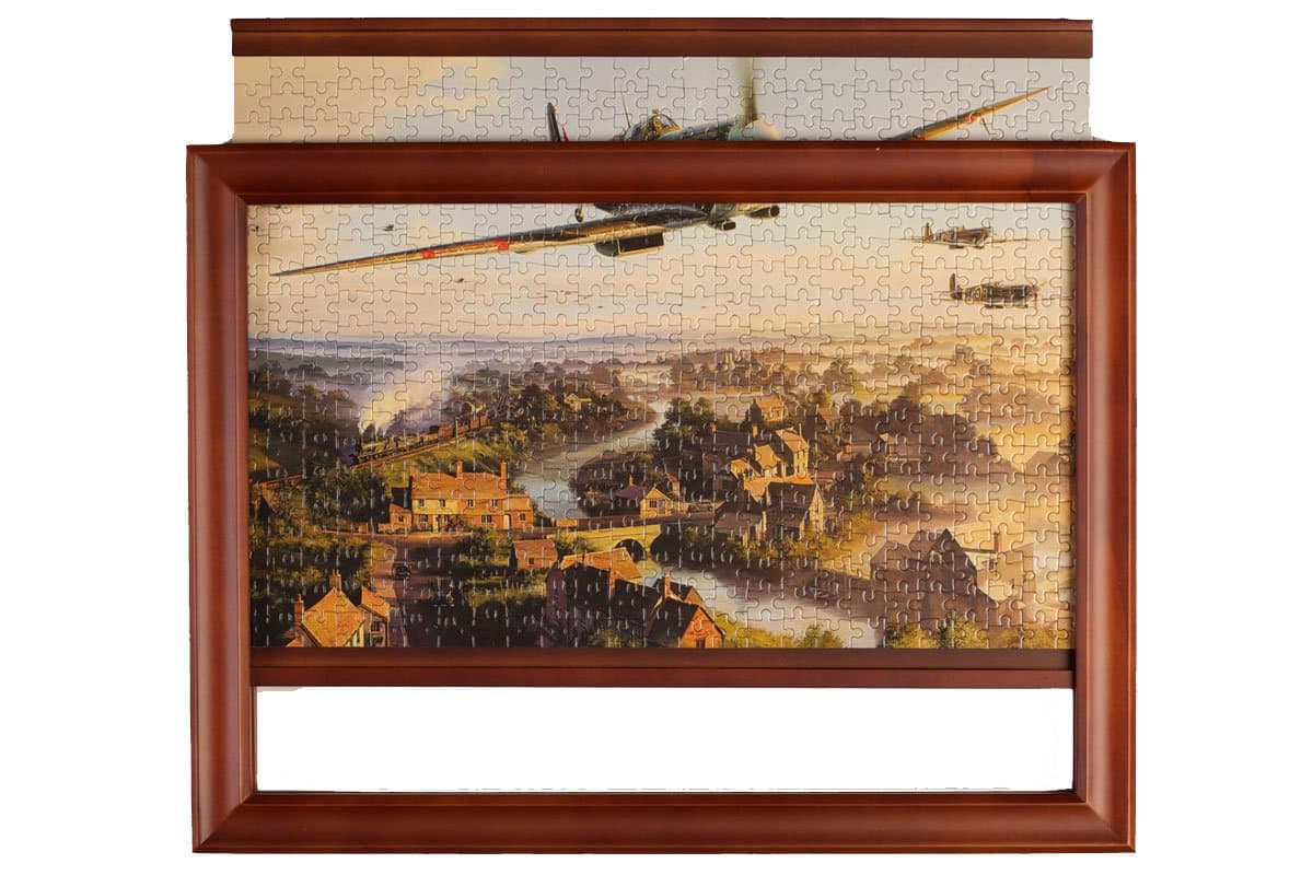 JIGFRAME DARK 500 SMALL - Fits puzzles that are between 18.46 and 19.49 inches long and between 12.95 and 14.29 inches wide Fits puzzles that are between 469 and 495 millimetres long and between 329 and 363 millimetres wide