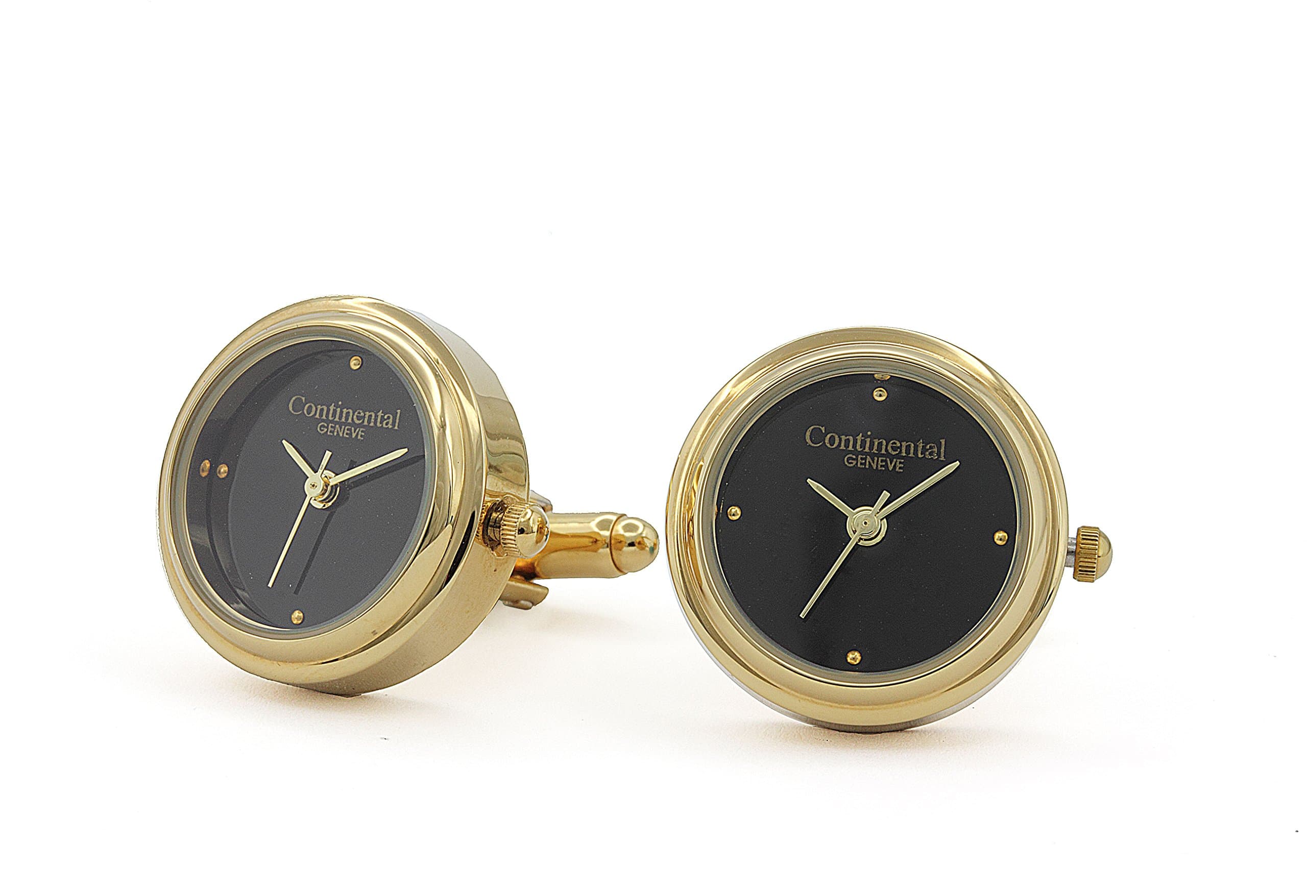 Gold Tone Cufflink Watches