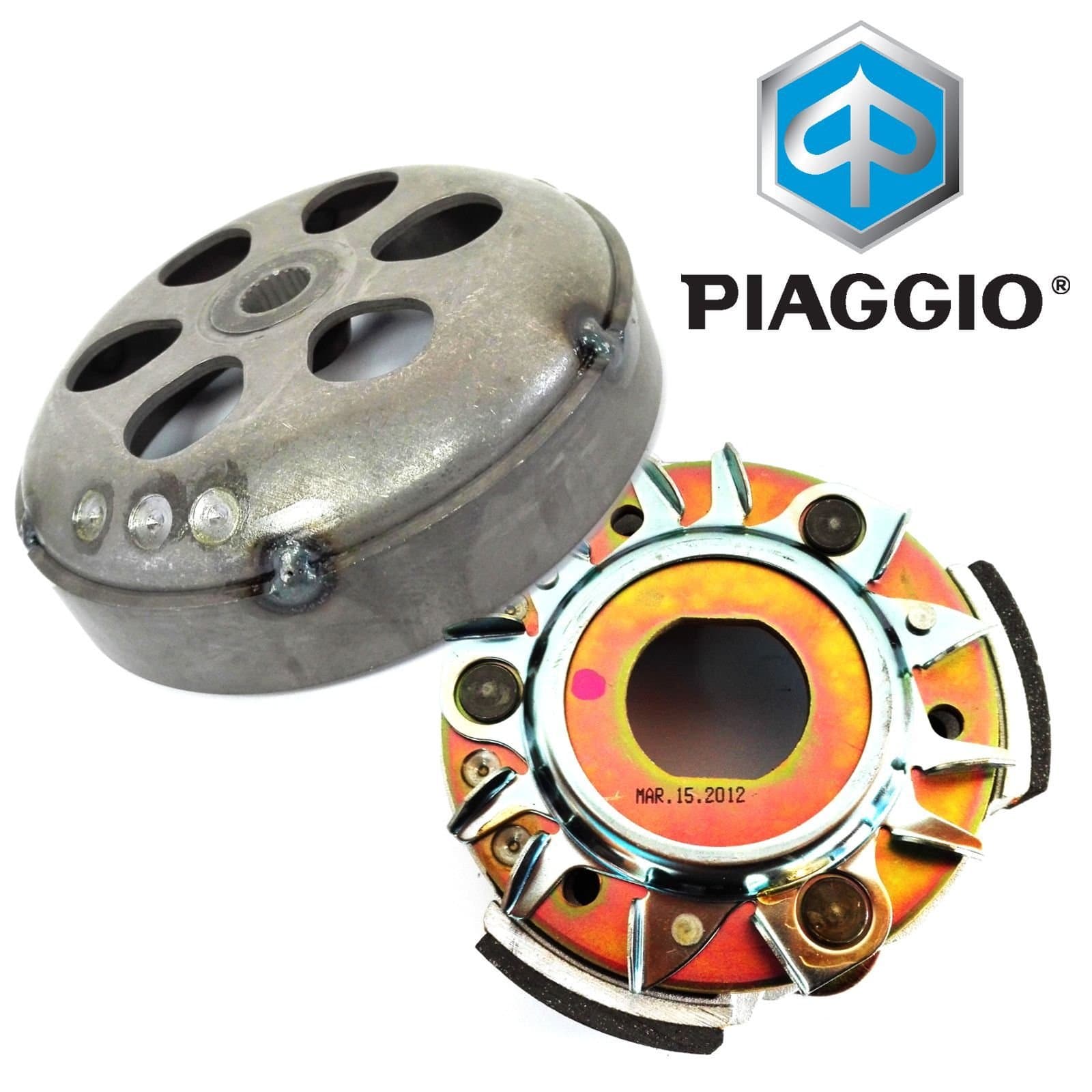 Original Piaggio Clutch Kit Campana/Drum Code: 82517r Impeller Code: cm161202 for Piaggio Beverly 125 2001/2003