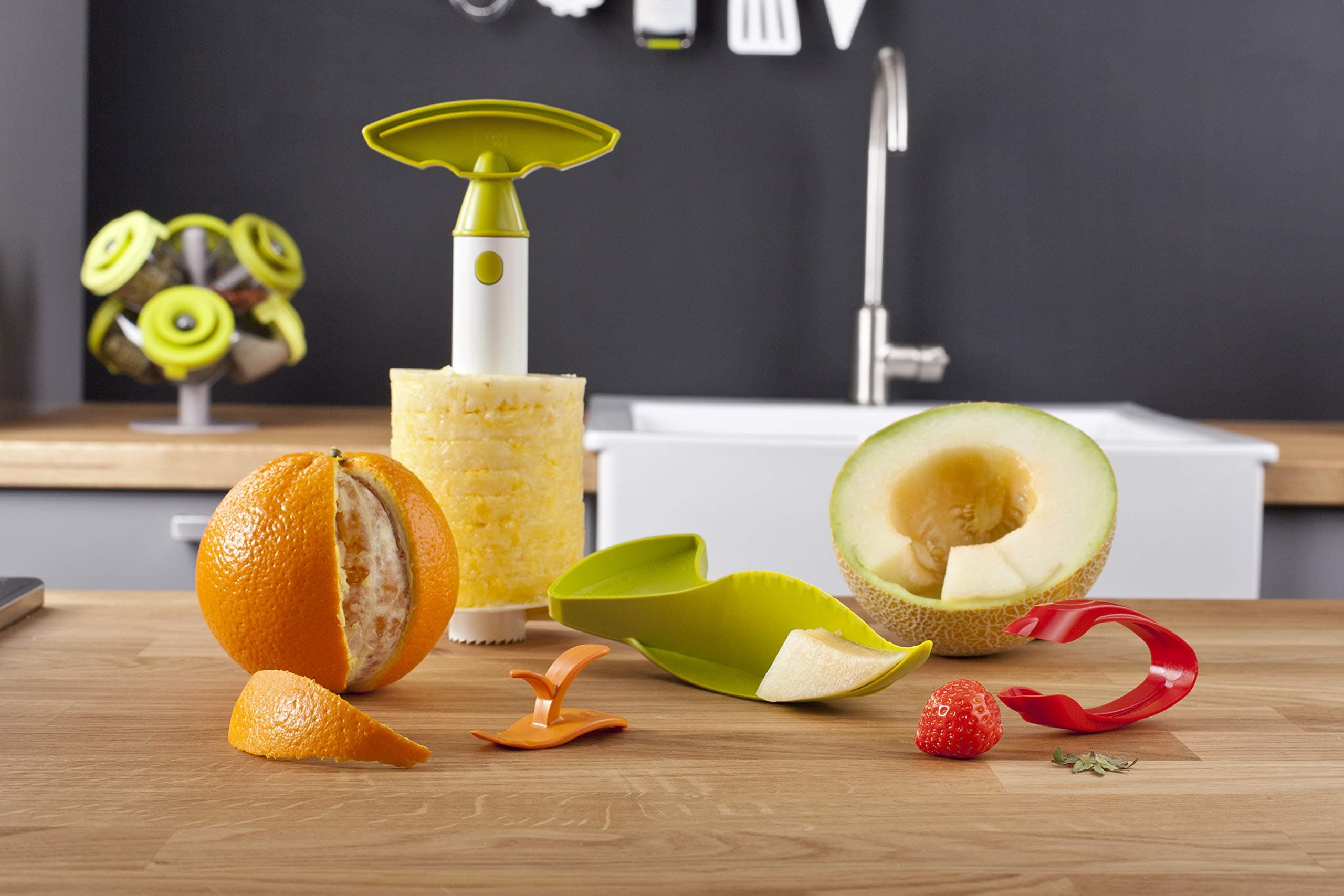 Tomorrows Kitchen Fruit Set, Silicone, Multi-Colour, 9x18.5x23 cm