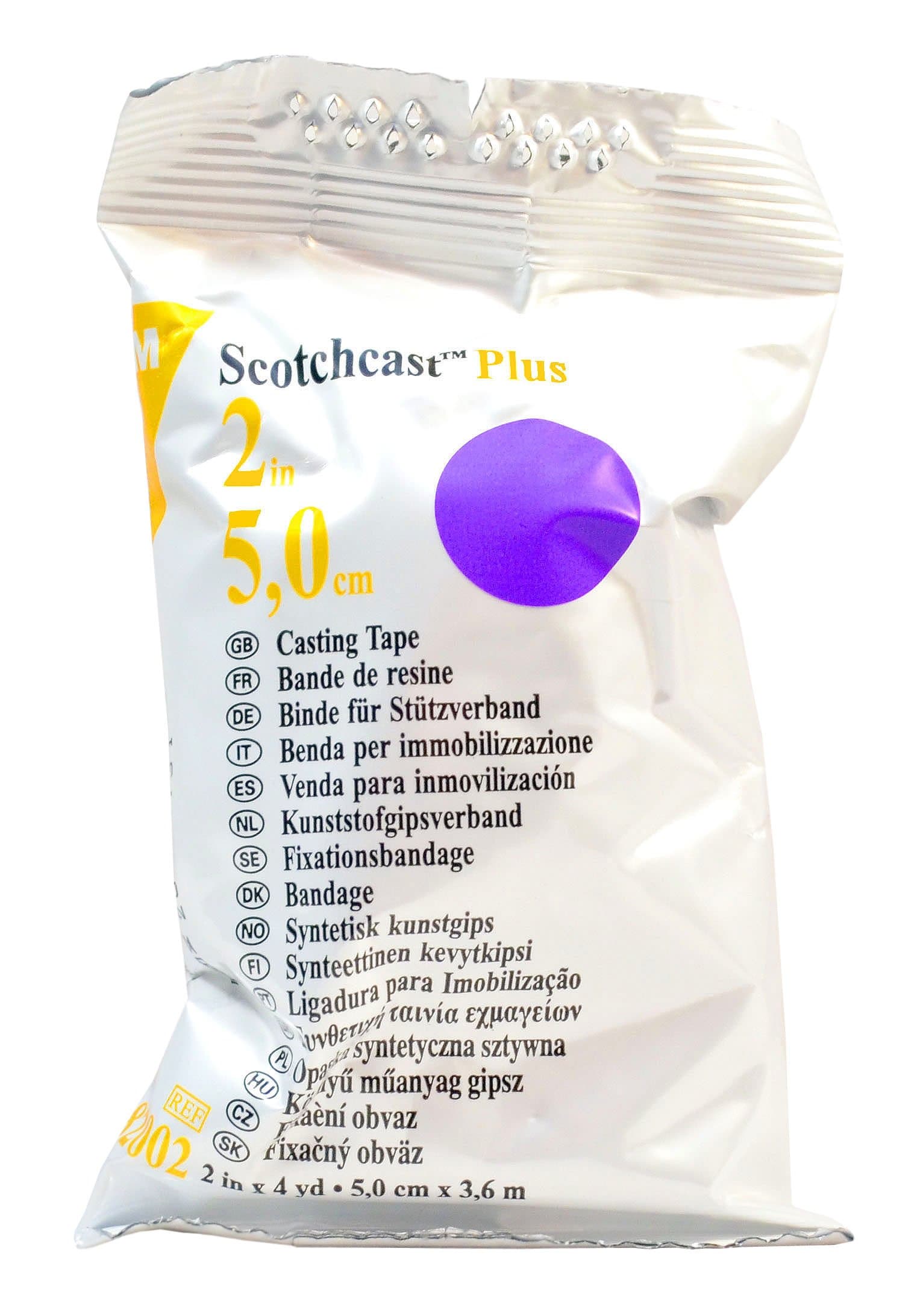 3M 82002U ScotchCast Plus Casting Tape 2" x 4 Yards - Purple - 1 Roll