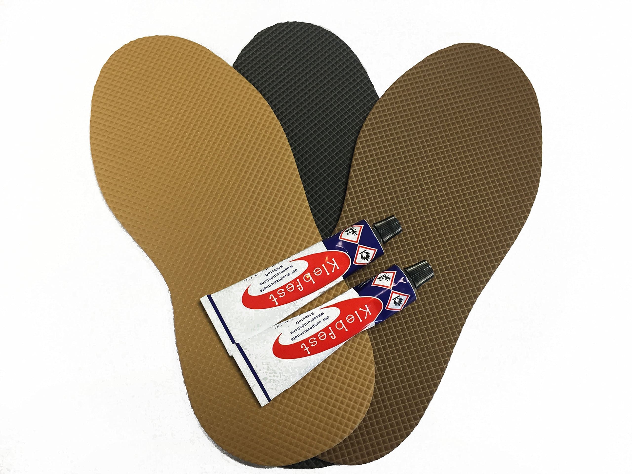 Through EVA Soles+Glue|Large & Exra Large|Pyramid Pattern|6 Colours|Unisex|DIY Repairs