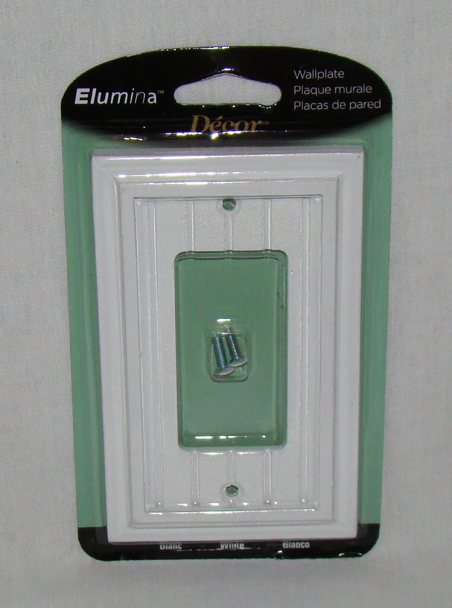 Elumina Cape Cod White Wood Wallplate, Rocker
