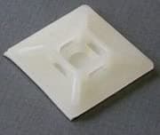 AVB Cable AM-750-WH 3-4 x 3-4 Adhesive Cable Tie Holder, White, Sold 100/ Pack