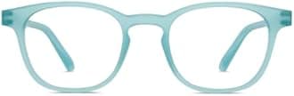 HUSTLR Zero Power Bluecut & Antiglare Computer Eyeglasses | Full Rim Square | As Seen On Shark Tank | Peyush Bansal Glasses | For Men & Women | Medium | LB E14058-W