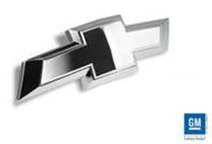 Front Chevy Bowtie Insert Emblem - Polished - 14-15 Silverado 1500, 15-17 2500HD/3500HD Regular Cab/Double Cab/Crew Cab