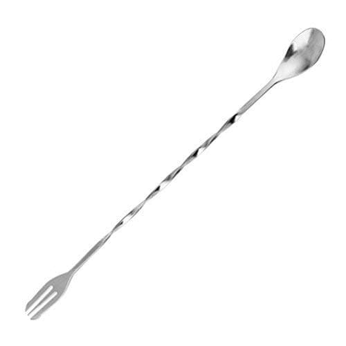 Anything & Everything Double Head Cocktail Drink Mixer Muddler Stirrer Stirring Mixing Spoon Ladle Stainless Steel Home Bar