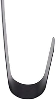 Sattiyrch 15" Wreath Hanger for Front Door Christmas Decoration Metal Over The Door Single Hook, Black(1)