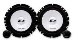 Alpine SXE-1750S 6.5" 280W Car 2 Way Component Audio Speakers Stereo SXE1750S,black