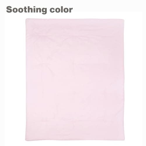 EVERYDAY KIDS 4 Piece Toddler Bedding Set - Includes Comforter, Flat Sheet, Fitted Sheet and Reversible Pillowcase - Solid Pink