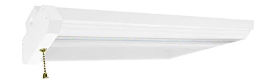 LED Shop Light 4 Ft. Unit - Pull Cord Light Fixture - Utility Light - LED Light Bulbs - 42 Watt - 120V/60Hz - 5000K - 4500 Lumens - 80 CRI - 1 Unit - GoodBulb
