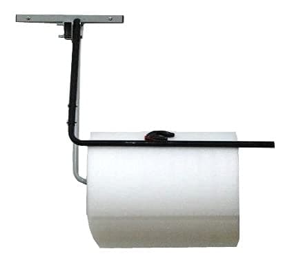 36" Single Arm Wall Mount Bubble Cushioning Wrap & Foam Roll Dispenser w/Slide Cutter