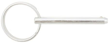 3/8 Dia, 1.30 Grip Lg, Quick Release Pins, Steel (1 Each)