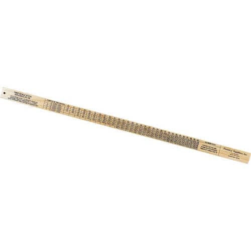 Forestry Suppliers Tree & Log Scale Stick | Doyle Scale | 10" - 40" Diameter | up to 40” DBH & Five 16’ Logs | Sturdy & Easy to Read | 31-1/2”L x 1-5/16”W.