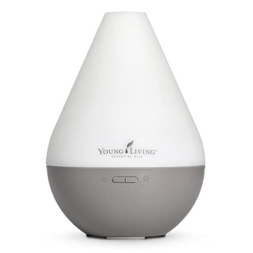 Young Living Dewdrop Diffuser | Ultrasonic Humidifier, Atomizer, and Essential Oil Vaporizer | 10-Hour Runtime | Adjustable High or Low Settings | Ideal for Home, Office, or Spa Ambiance
