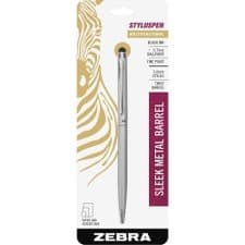 Zebra 33161 .7 Mm Silver Stylus And Pen Combo