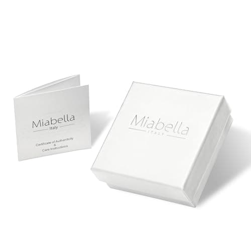 Miabella 925 Sterling Silver Italian 3mm, 4mm Solid Diamond-Cut Mariner Link Chain Anklet Ankle Bracelet for Women, Made in Italy