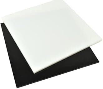 BuyPlastic White (Natural) Polypropylene Copolymer (PPC) Plastic Sheet 1/8" Thick, Size 6" x 48" Chemical, Impact Resistant Panel Dimensions 5.75 x 47.75 in