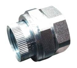 COREX 3/4" Explosion Proof UNF Straight Union Fitting/Connector For Rigid/IMC Conduit - Steel Construction For Hazardous Locations - F/F - 1-Pack
