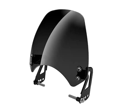 Hunter 350 Visor Glass, Unbreakable Headlight Bolt Visor, Windshield Protector, Wind Deflector for Bike Styling Fairing Kit