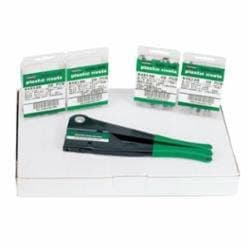 M48001, MARSON MANUAL TOOL, MARSON KLIK-LOK PLASTIC RIVET, KIT W/M48000 RIVET SETTER &, RIVETS (1 PK)
