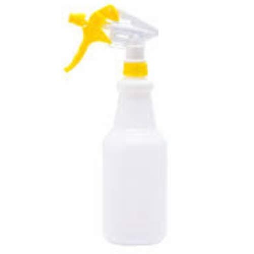 Plastic Spray Bottle w Measurements, Adjustable Spray Nozzle, Trigger Sprayer | Empty, 32 oz Quart Heavy Duty, Chemical Resistant, Professional Grade | Best for Commercial, House