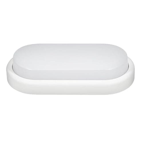 J&C® timeless light, 8W, IP54 moisture-proof, for cellars/wet rooms/bathrooms, natural white 4,000K-4,500K, Ø175 mm x 48 mm, RA 80 8W 198*97*39MM IP54