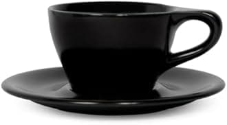 notNeutral Lino Porcelain Cup & Saucer Double Cappuccino 6 oz (6 oz, 6)