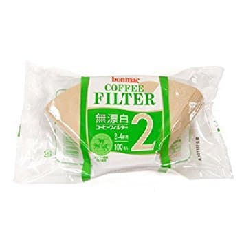 Bonmac Flat Bottom No. 2 Coffee Filter 100 Pack