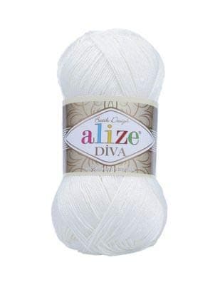 Hand Knitting Yarn 100% Microfiber Acrylic Yarn Alize Diva Silk Effect Thread Crochet Art Lace Craft Lot of 4 skeins 400gr 1532yds