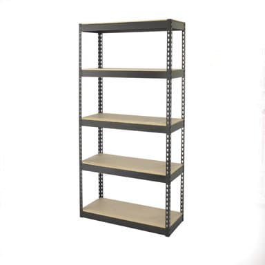 ACE Trading - Rapid Rack GR5-3012-5DI "Gorilla Rack" 5-shelf Shelving Unit 30"x12"x60" - Black